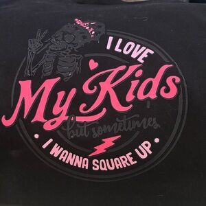 George Black and Pink Graphic Tee